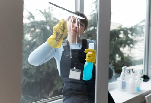 Nettoyage de vitres intérieures et extérieures à Radenac